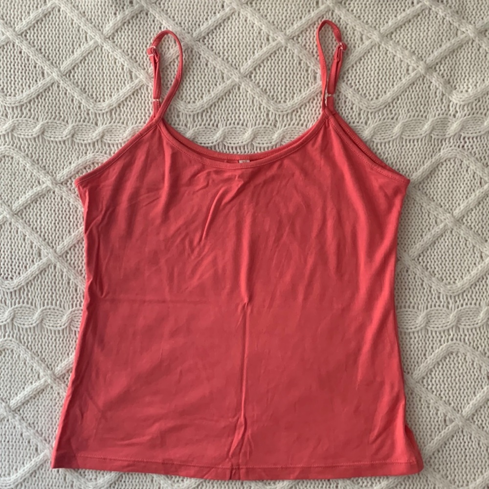 Basic Coral Pink Tank Top